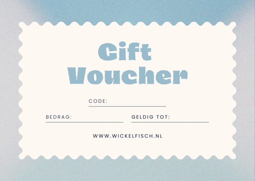 Blue & White Gradient Voucher Gift Certificate